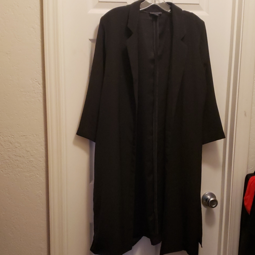 Metaphor Xl Long Blazer With 2 Slits On The Sides